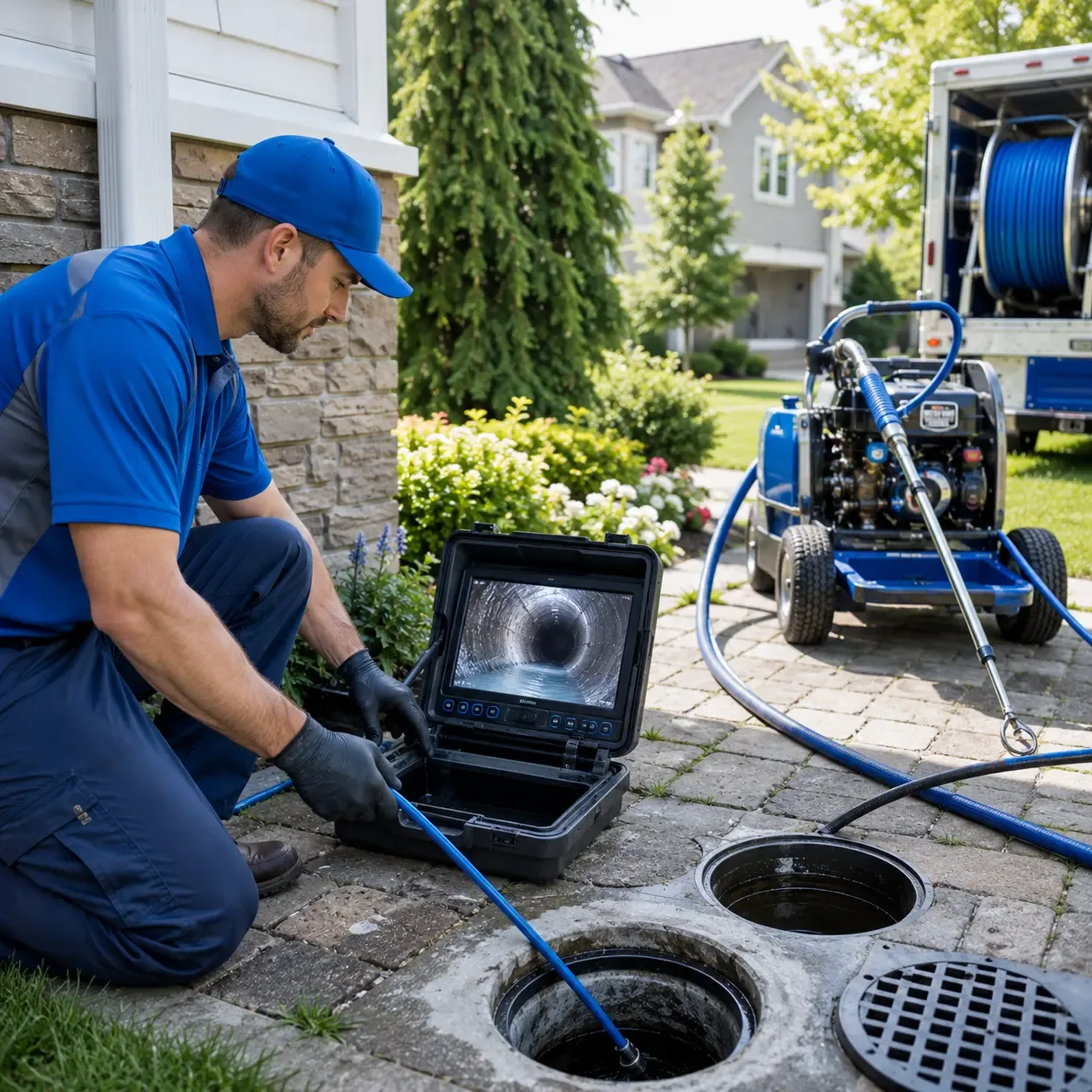 Outdoor drain cleaning professionals serving Bobtown, PA